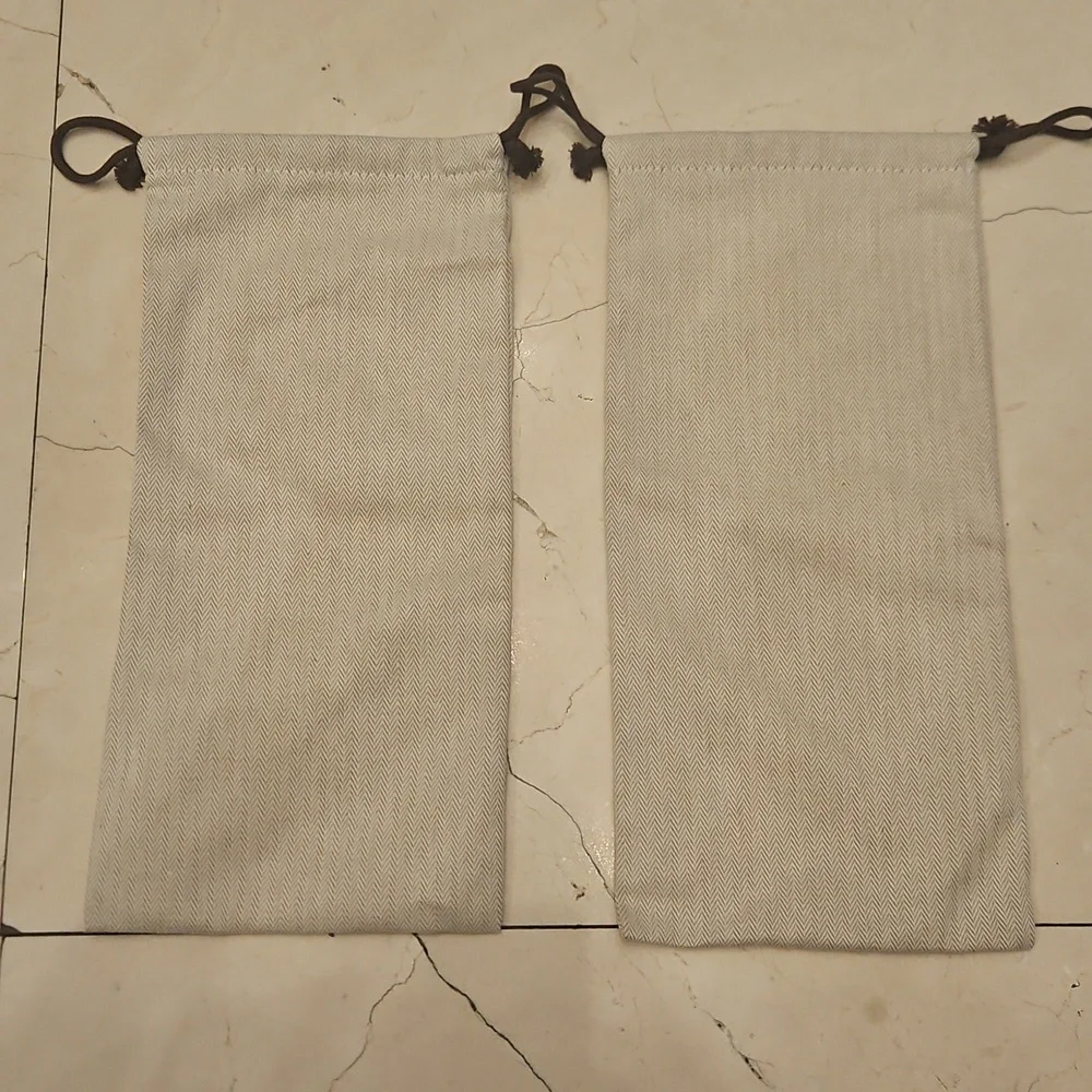 2 BRAND NEW AUTHENTIC HERMES DUST GARMENT BAG DUSTBAG 13.5